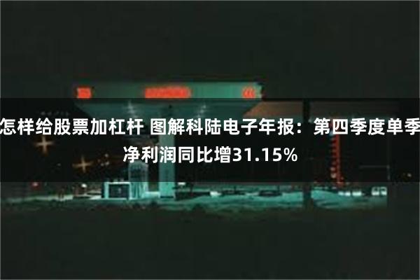 怎样给股票加杠杆 图解科陆电子年报：第四季度单季净利润同比增31.15%
