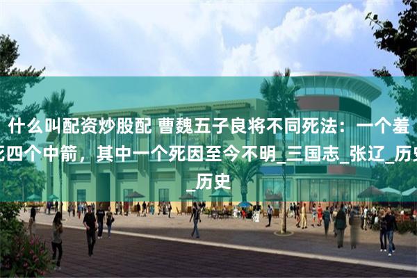 什么叫配资炒股配 曹魏五子良将不同死法：一个羞死四个中箭，其中一个死因至今不明_三国志_张辽_历史