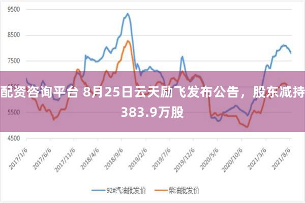 配资咨询平台 8月25日云天励飞发布公告，股东减持383.9万股